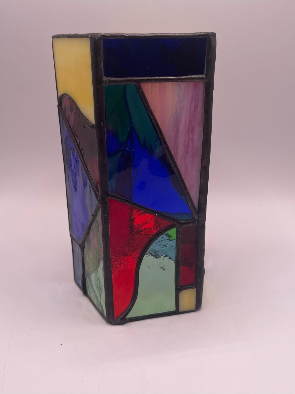 Stained Glass Decorative Latern - Multicolor